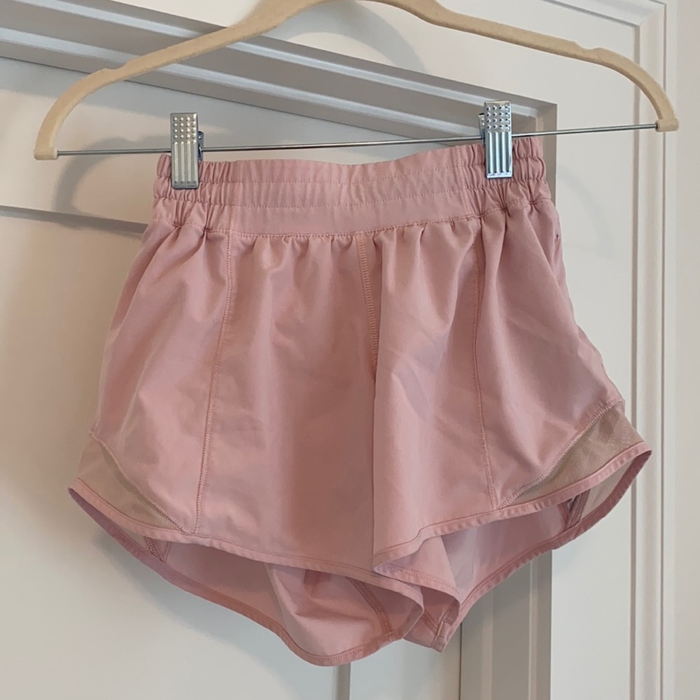 LULULEMON miami pink shorts!! SUPER RARE
